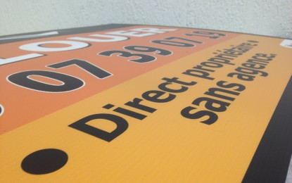 Panneaux immobiliers à louer pour les particuliers