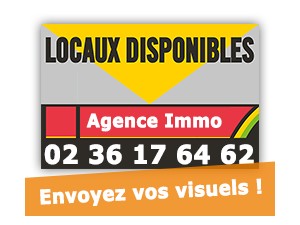 Panneaux pour les agences immobilières