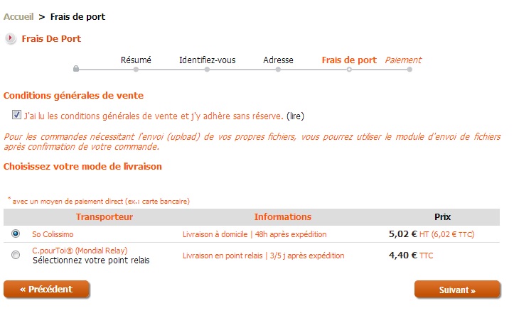 livraison la poste