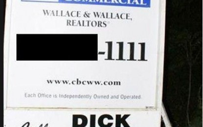 Panneaux immobiliers : le top of the pop from les USA !