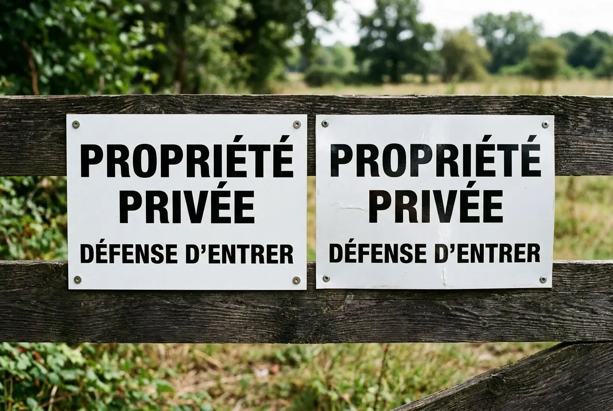 Panneau propriété privée : comparez prix, matériaux et formats