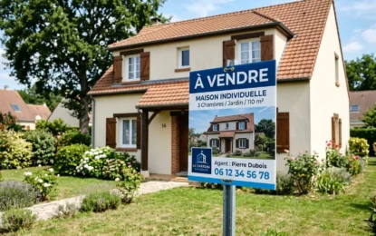 Panneau à vendre vendu : panneaux immobiliers pour agence immobilière