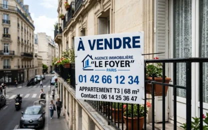 Panneau immobilier double en V : commandez vos panneaux immobiliers