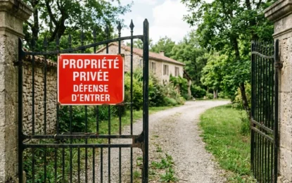 Panneau défense d&rsquo;entrer : sécurisez votre propriété privée